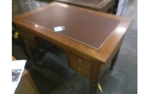 BUREAU ANCIEN MERISIER 3 TIROIRS