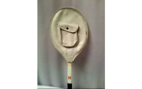 TENNIS-SCHLÄGER CROWN + HÜLLE VINTAGE