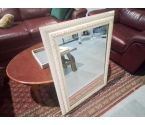 MIROIR CADRE BLANC