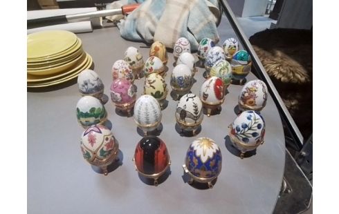 DECORATION OEUF FAÇON FABERGÉ