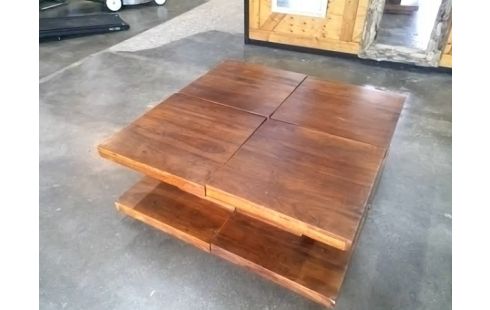 TABLE BASSE MODULABLE PALISSANDRE