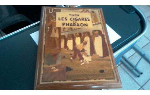 TINTIN PLAQUE MARQUETERIE