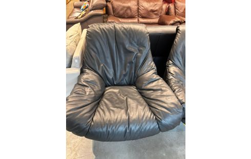 FAUTEUIL NOIR TOURNANT