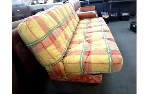 CLIC CLAC TISSU JAUNE ORANGE VERT