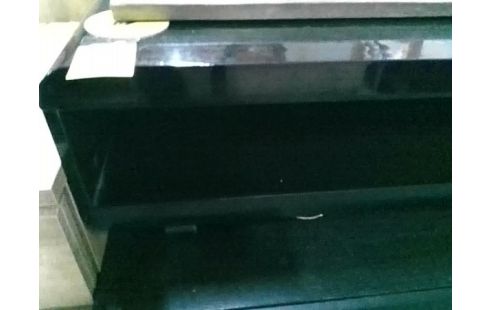 MEUBLE TV NOIR MODERNE