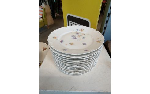 ASSIETTE LIMOGES X12 ASSIETTE LIMOGES X13