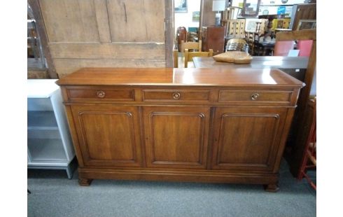 BUFFET BAS STYLE LOUIS PHILIPPE PIED ARRIERE DROIT A COLLER