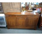 BUFFET BAS STYLE LOUIS PHILIPPE PIED ARRIERE DROIT A COLLER