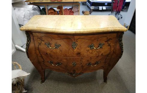 COMMODE STYLE LOUIS XV BOIS DE ROSE