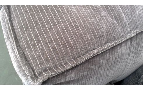 BUTACA. 4 PLAZAS PARDO TEJIDO