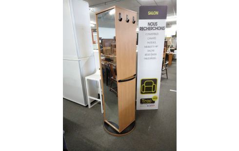 ETAGERE COLONNE +MIROIR