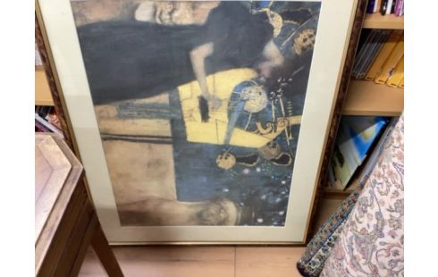 TABLEAU EFFET BOIS MUSICIEN