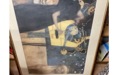 TABLEAU EFFET BOIS MUSICIEN