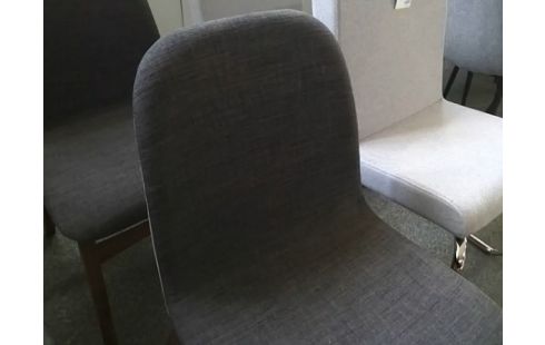 CHAISE MODERNE TISSU GRIS