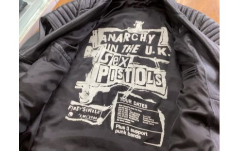 VESTE EN CUIR IKKS TAILLE L