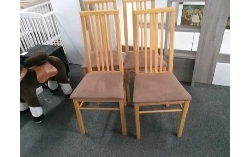 4 CHAISES MODERNE TISSU