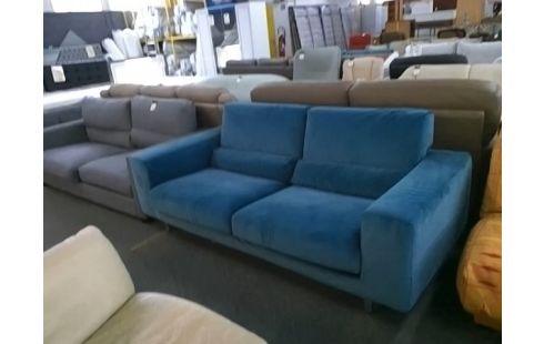 CANAPE 3P BLEU POLTRONESOFA (QLQS TACHES)