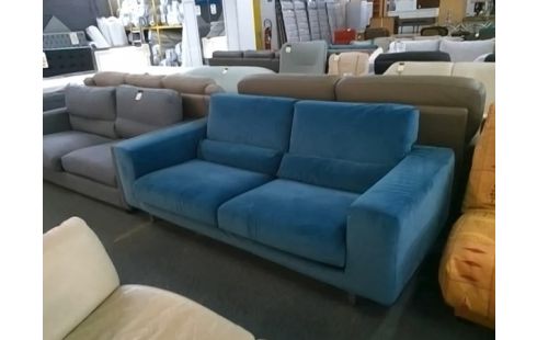 CANAPE 3P BLEU POLTRONESOFA (QLQS TACHES)