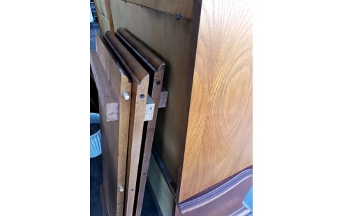 TABLE RONDE CHÊNE 3 ALLONGES