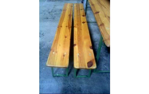 BIERTISCHGARNITUR 2XBANK + TISCH 3ER SET