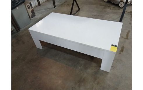 TABLE BASSE LAQUEE BLANCHE