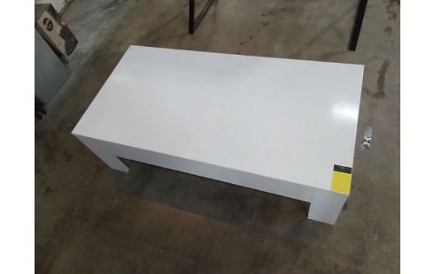 TABLE BASSE LAQUEE BLANCHE