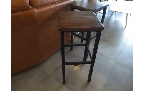 TABOURET DE BAR  EMPIETEMENT METAL