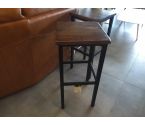TABOURET DE BAR  EMPIETEMENT METAL