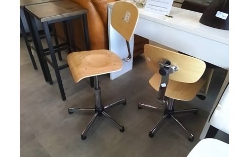 CHAISE DE BUREAU BOIS COULEUR PIN