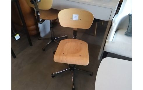 CHAISE DE BUREAU BOIS COULEUR PIN