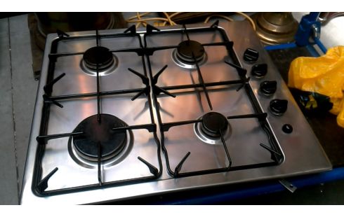 PLAQUE GAZ ENCASTRABLE INOX