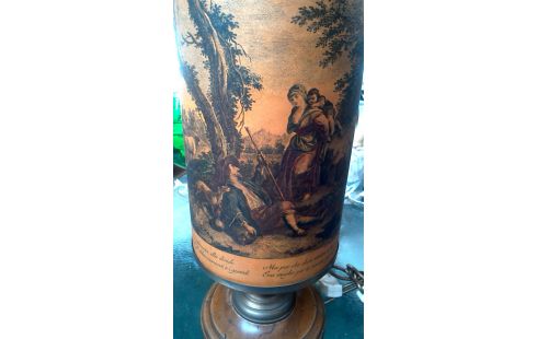 LAMPADAIRE, , BOIS LAITON