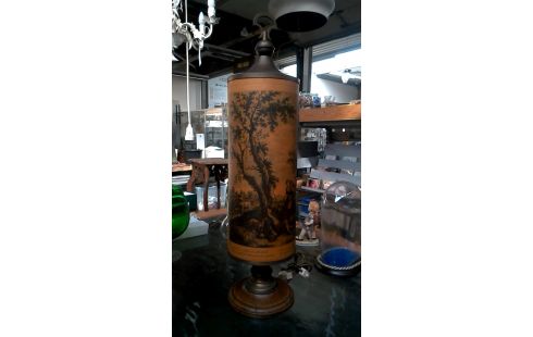 LAMPADAIRE, , BOIS LAITON