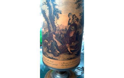 LAMPADAIRE, , BOIS LAITON