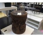 TABOURET EN BOIS SCULPTE