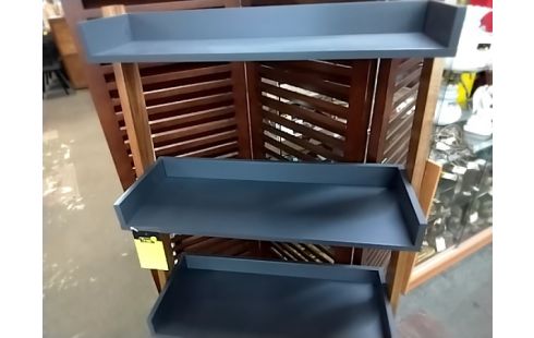 ETAGERE Toilette noire marron H166L60CM