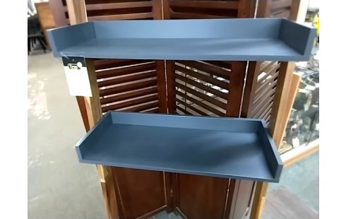 ETAGERE Toilette noire marron H166L60CM