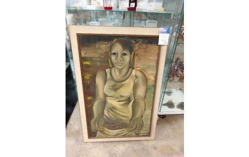 HUILE SUR TOILE DEDEE MART