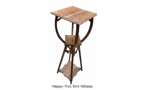 MESA DE SERVICIO ART DECO ROBLE