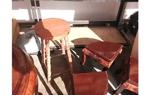 PORTE PLANTE BOIS MI HAUT