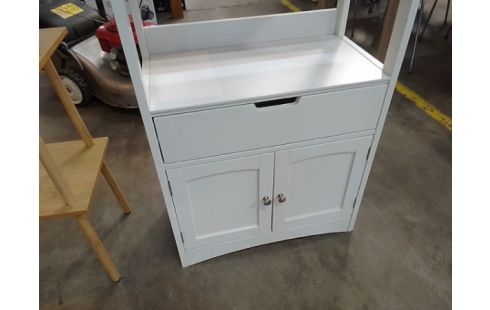 ETAGERE BLANCHE 2PORTES