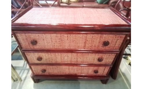 COMMODE ROTIN ROUGE 3T