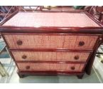 COMMODE ROTIN ROUGE 3T