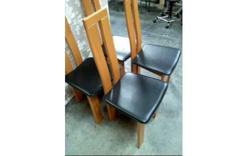 ESSZIMMERSTUHL HOLZ LEDEROPT. DESIGNER