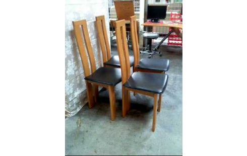 ESSZIMMERSTUHL HOLZ LEDEROPT. DESIGNER