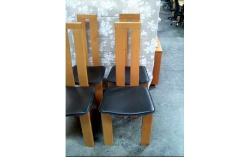 ESSZIMMERSTUHL HOLZ LEDEROPT. DESIGNER