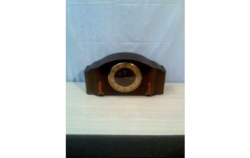 KAMINUHR HOLZ DUNKEL ZUM ÜBERHOLEN