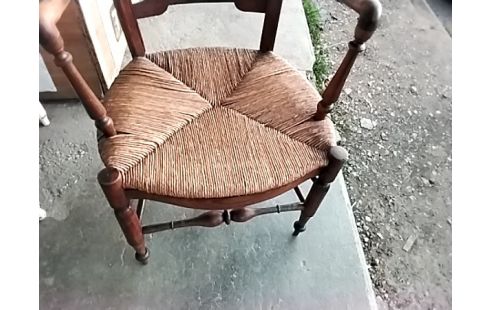 FAUTEUIL PAILLE BOIS