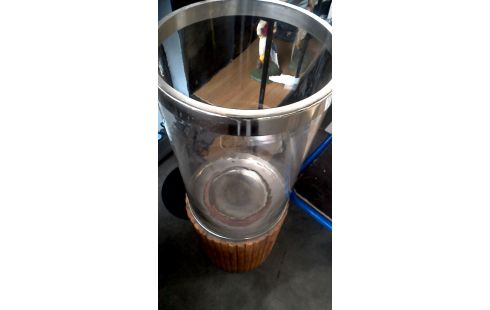 OBJET DECO ROND GLACE, , BOIS GRAND MODELE