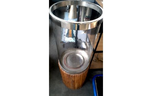 OBJET DECO ROND GLACE, , BOIS GRAND MODELE